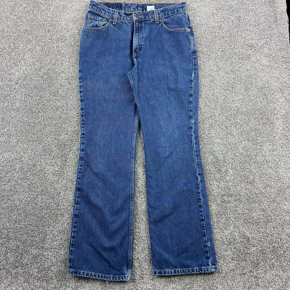 Vintage Levi's 517 Boot Cut Jeans Women's 11 JR M Blue Cotton Low Rise 517-91812